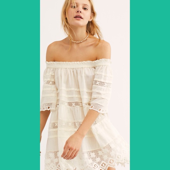 Free People Dresses & Skirts - Free People Sounds Of Summer Tunic Natural FINAL💲